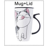 Drinkware 600ml Creative Cat Ceramic
