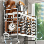 Space-saving 1pc utensil holder