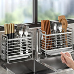 Space-saving 1pc utensil holder