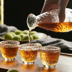 Japanese Sake Drinking Set Glass Cups