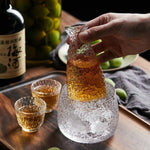 Japanese Sake Drinking Set Glass Cups