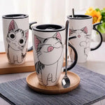 Drinkware 600ml Creative Cat Ceramic