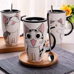 Drinkware 600ml Creative Cat Ceramic