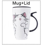 Drinkware 600ml Creative Cat Ceramic