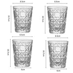 4pcs Glass Set for Drinking