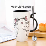 Drinkware 600ml Creative Cat Ceramic